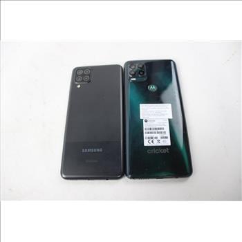 Samsung, Motorola Cell Phone Lot, 2 Pieces, Sold For Parts