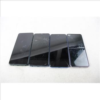 Samsung, Motorola, T-Mobile Cell Phone Lot, 4 Pieces, Sold For Parts