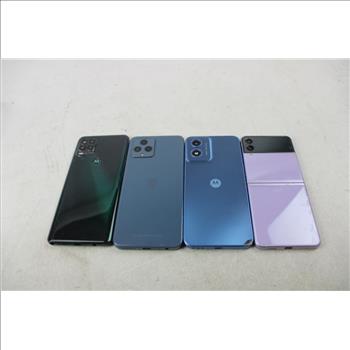 Samsung, Motorola, T-Mobile Cell Phone Lot, 4 Pieces, Sold For Parts