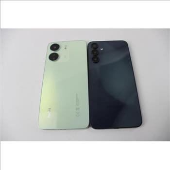 Samsung, Redmi Cell Phone Lot, 2 Pieces, Sold For Parts