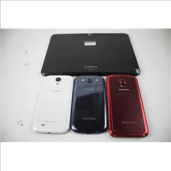 Samsung Tablet And Smartphone Bulk Lot, 4 Pieces