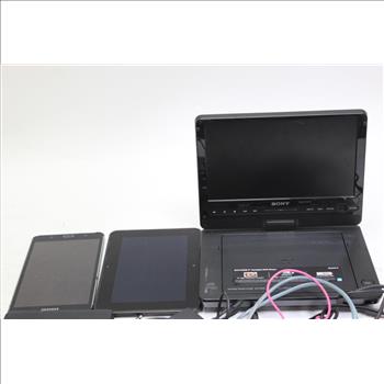 Samsung Tablet, Sony Portable Dvd Player+ More 10+ Pieces