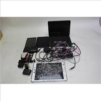 Samsung Tablet, Sony Portable Dvd Player+ More 10+ Pieces
