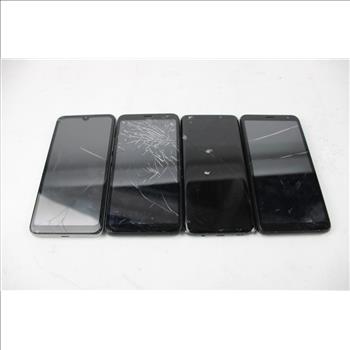 Samsung, Tcl, Pcd Cell Phone Lot, 4 Pieces, Sold For Parts