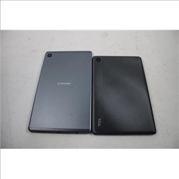 Samsung, TCL Tablet Bulk Lot, 2 Pieces, Sold For Parts