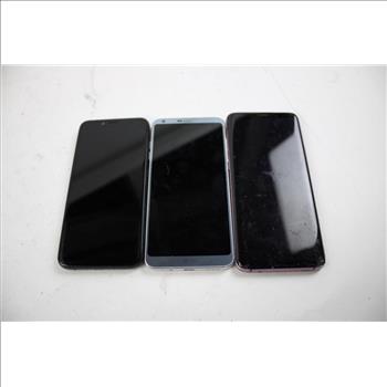 Samsung, Verizon G6, AT&T Cell Phone Lot, 3 Pieces, Sold For Parts
