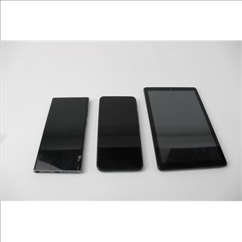 Samsung, Vortex Cell Phone Lot, 2 Pieces With TCL Tablet, Sold For Parts