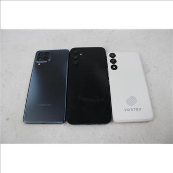 Samsung, Vortex Cell Phone Lot, 3 Pieces, Sold For Parts