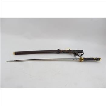 Samurai  Sword And Scabbard/sheath With Belt Slot