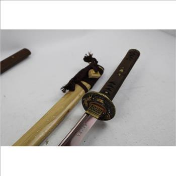 Samurai Sword With Wooden Sheath, 30