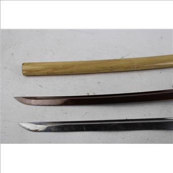 Samurai Sword With Wooden Sheath, 30