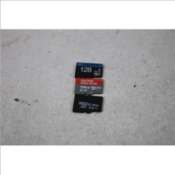 San Disk Adapter & San Disk, ImageMate, Adata SD Cards 4 Pieces