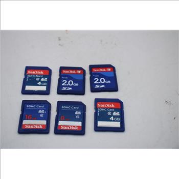 San Disk And More Memory Card Bulk Lot, 12 Pieces