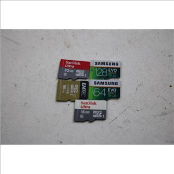 SanDisk, Adata, Samsung, EMTEC Micro SD Cards, 10 Pieces