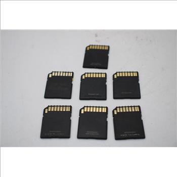 SanDisk And More Memory Card Bulk Lot, 7 Pieces
