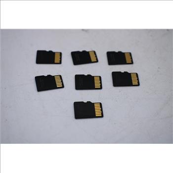 SanDisk And More MicroSDHC Card Bulk Lot, 7 Pieces
