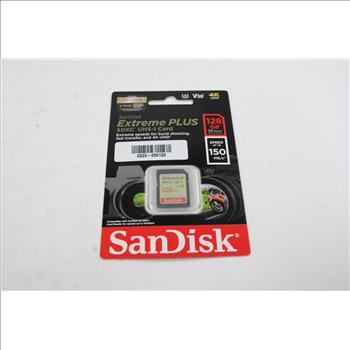 Sandisk Extreme Plus 128gb Sd Uhs-i Memory Card