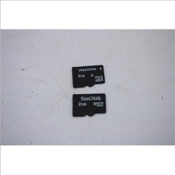 SanDisk, Kingston, And More MicroSDHC Card Lot, 4 Pieces