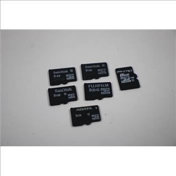 Sandisk Memory Card, 7 Pieces