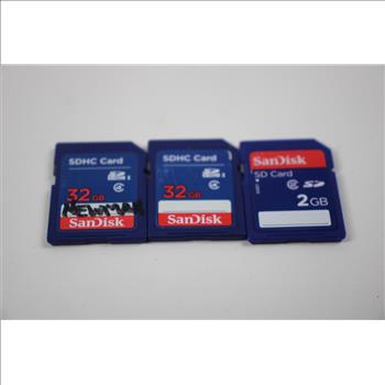 SanDisk MemoryCard, 5 Pieces