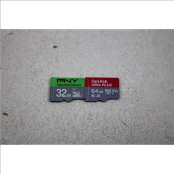 SanDisk, PNY, Micro Center, Kingston Micro SD Cards, 2GB - 64GB, 8 Pieces