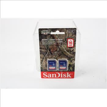 Sandisk SDHC Card- 2 Pack
