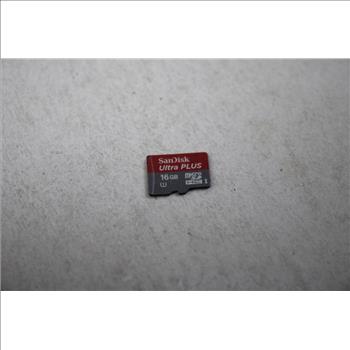 SanDisk Ultra Plus MicroSDHC I Card, 16GB