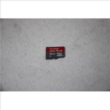 Sandisk Ultra Plus MicroSDHC I Card, 32GB