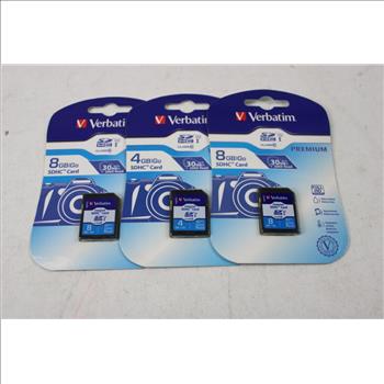 Sandisk, Verbatim, SDHC Card Memory 8 Gb, 10 Pieces