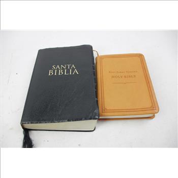 Santa Biblia Bilingual Bible, King James Version Holy Bible, And More