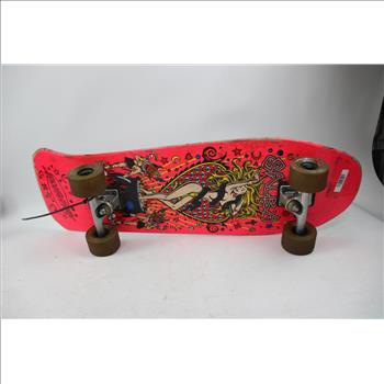 Santa Cruz Salba Witch Doctor Pink Skateboard