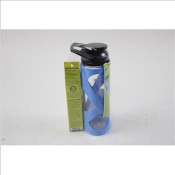 Santevia Glass Water Green Bottle With Power Stick Water Bottle Filter
