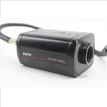 Sanyo Ccd Video Camera Vdc 3850 And Computar Tv Zoom Lens