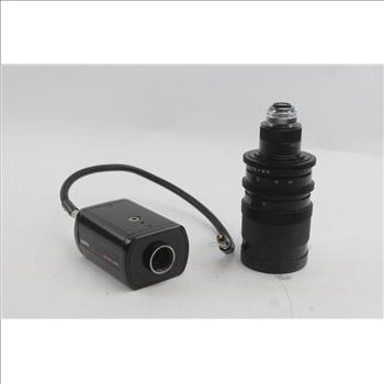 Sanyo Ccd Video Camera Vdc 3850 And Computar Tv Zoom Lens