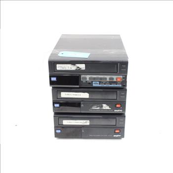 Sanyo Video Cassette Recorder, 3 Pieces
