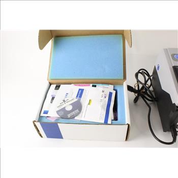 Sato Barcode Printer With 10 Boxes Of Paper Rolls