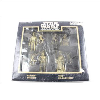 Sawyer Viewmaster With Reels, Star Wars Episode 1, And Star Wars Die Cast Metal Key Chain And More, 4+ Pieces