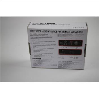 Scarlett Solo Audio Interface