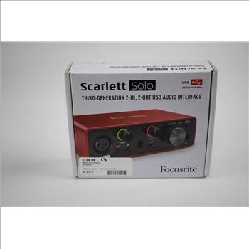 Scarlett Solo Audio Interface