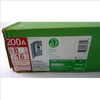 Schneider Electric Circuer Breaker Load Center