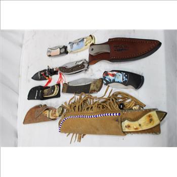 Schrade, J Jacobs Oregon Knife And Other Knives,  Pieces