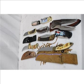 Schrade J Jacobs Oregon Knife And Other Knives Pieces