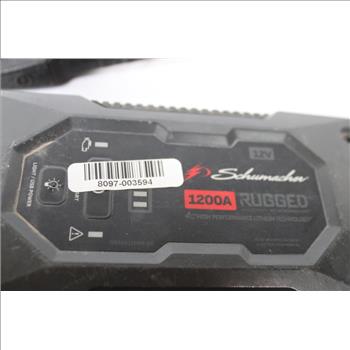 Schumacher Electric Rugged 1200A Lithium Car Battery Power Pack/Jump Box