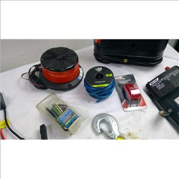 Schumacher Power Converter, Speaker Wire, Jumper Cables, And More