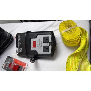 Schumacher Power Converter, Speaker Wire, Jumper Cables, And More