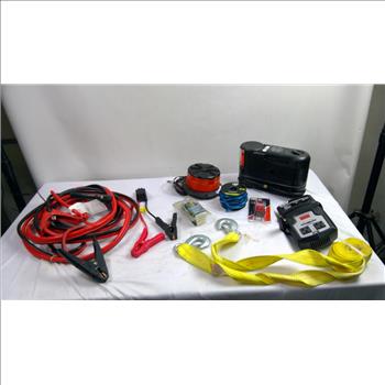 Schumacher Power Converter, Speaker Wire, Jumper Cables, And More