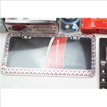 Schumacher SP3 Battery Extender, STP Gas Treatment Bottles, License Plates, & More; 7+ Pieces