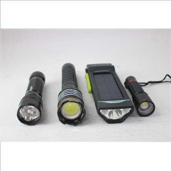 Scipio Tactical Rechargable LED Flashlight, Goalzero Torch 250 Flashlight, And More, 8+ Pieces