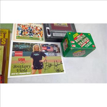 Score, Classic  Baseball, NBA, Trading Cards, Mia Hamm, Brittany Viola, And More Photographics