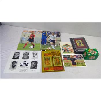 Score, Classic  Baseball, NBA, Trading Cards, Mia Hamm, Brittany Viola, And More Photographics